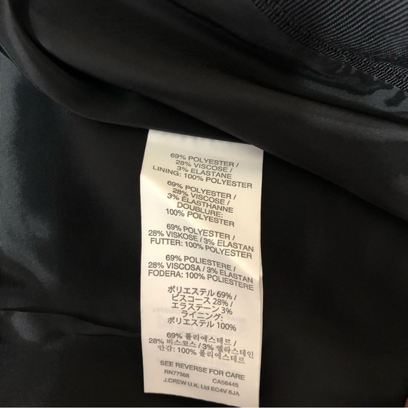 Black Pencil Skirt with Gold Zipper from J. Crew - Picture 4 of 6